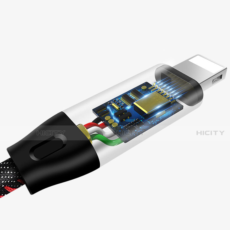 USB Ladekabel Kabel C04 für Apple iPhone Xs groß