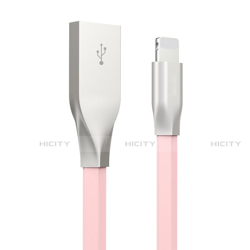 USB Ladekabel Kabel C05 für Apple iPhone SE3 (2022) Rosa Plus