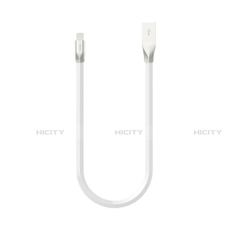 USB Ladekabel Kabel C06 für Apple iPhone 13 Mini Weiß Plus