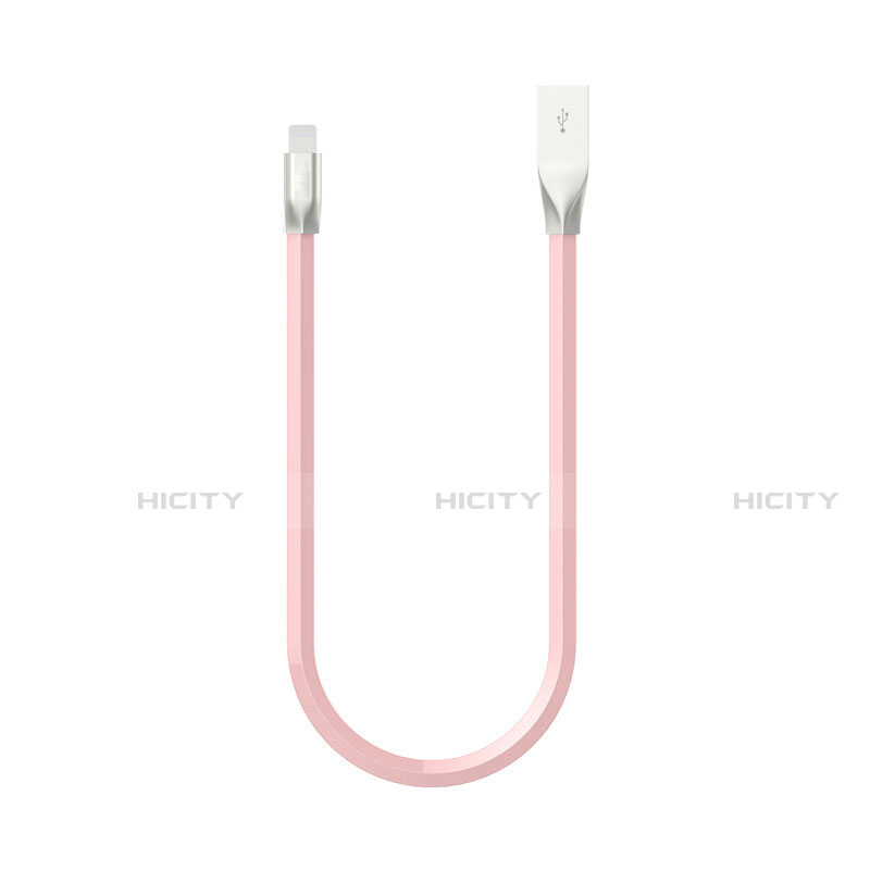 USB Ladekabel Kabel C06 für Apple iPhone SE3 (2022) Rosa Plus