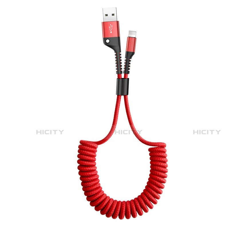 USB Ladekabel Kabel C08 für Apple iPhone 6S Rot Plus