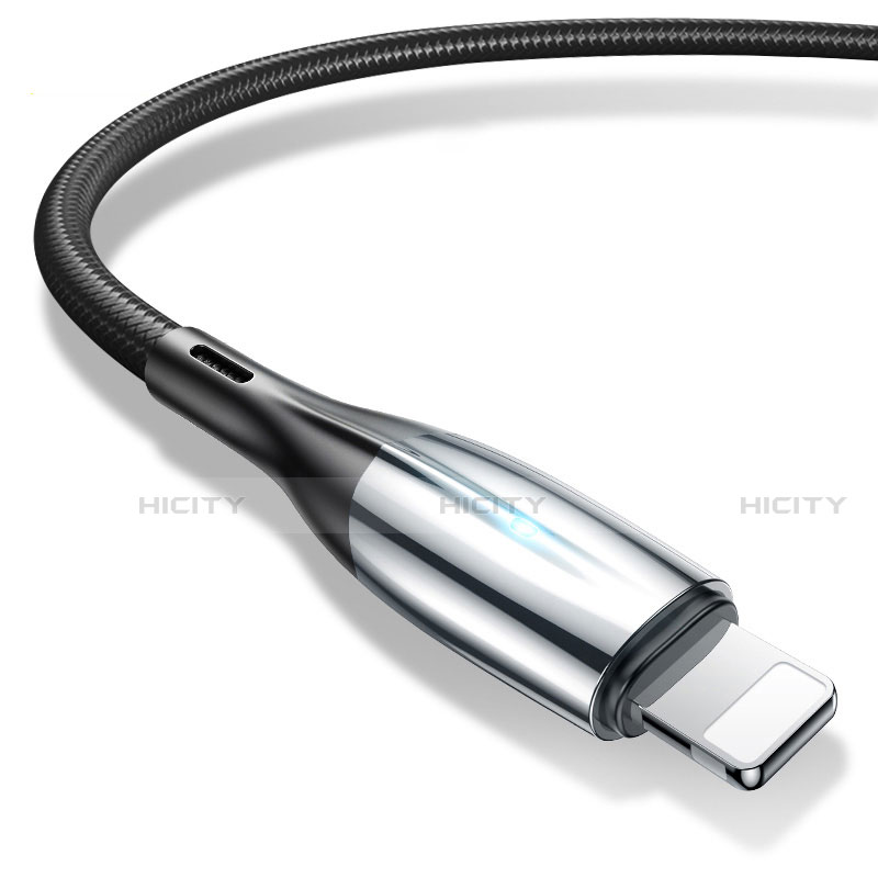 USB Ladekabel Kabel D09 für Apple New iPad Pro 9.7 (2017) Schwarz groß