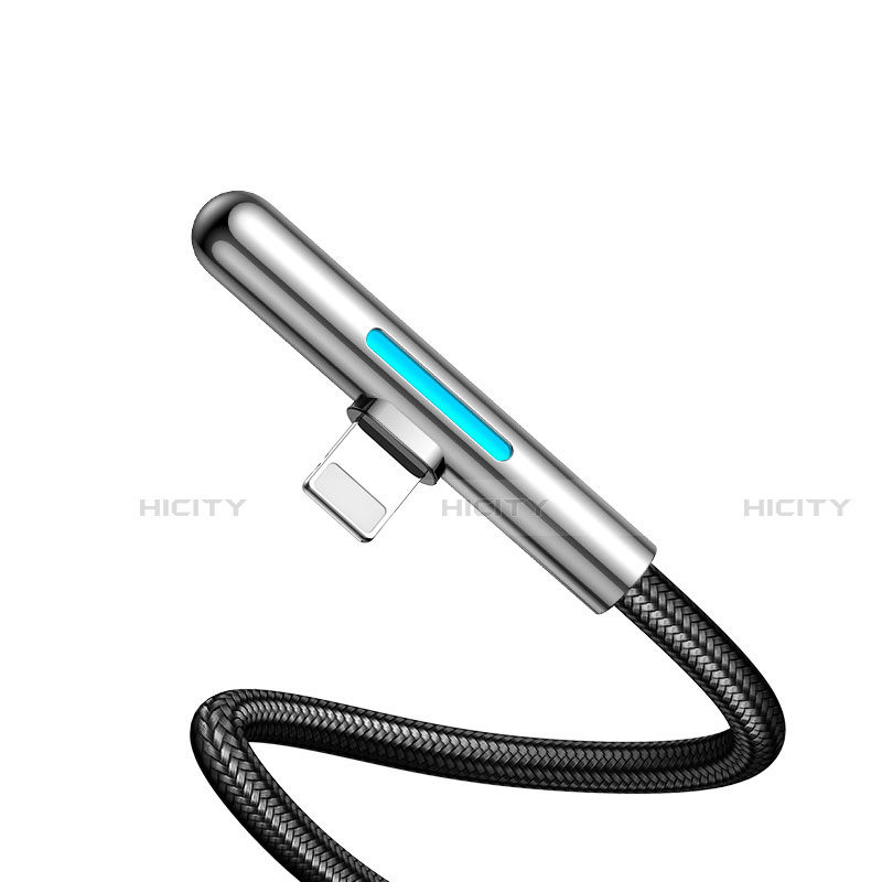 USB Ladekabel Kabel D11 für Apple iPad Pro 12.9 (2018) Schwarz Plus