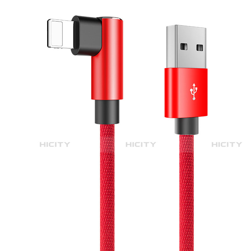 USB Ladekabel Kabel D16 für Apple iPhone 14 Pro Max Rot