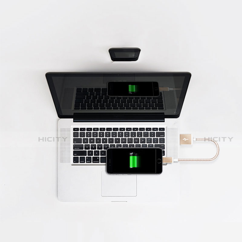 USB Ladekabel Kabel D18 für Apple iPad New Air (2019) 10.5