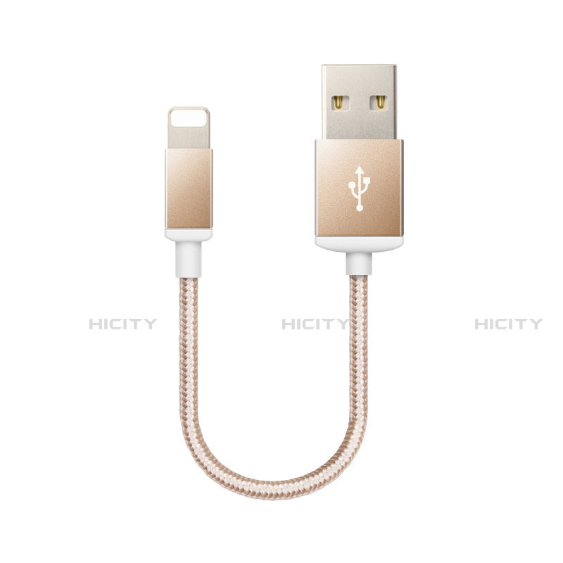 USB Ladekabel Kabel D18 für Apple iPhone 13 Gold Plus