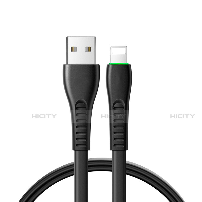 USB Ladekabel Kabel D20 für Apple iPad 3 Schwarz Plus