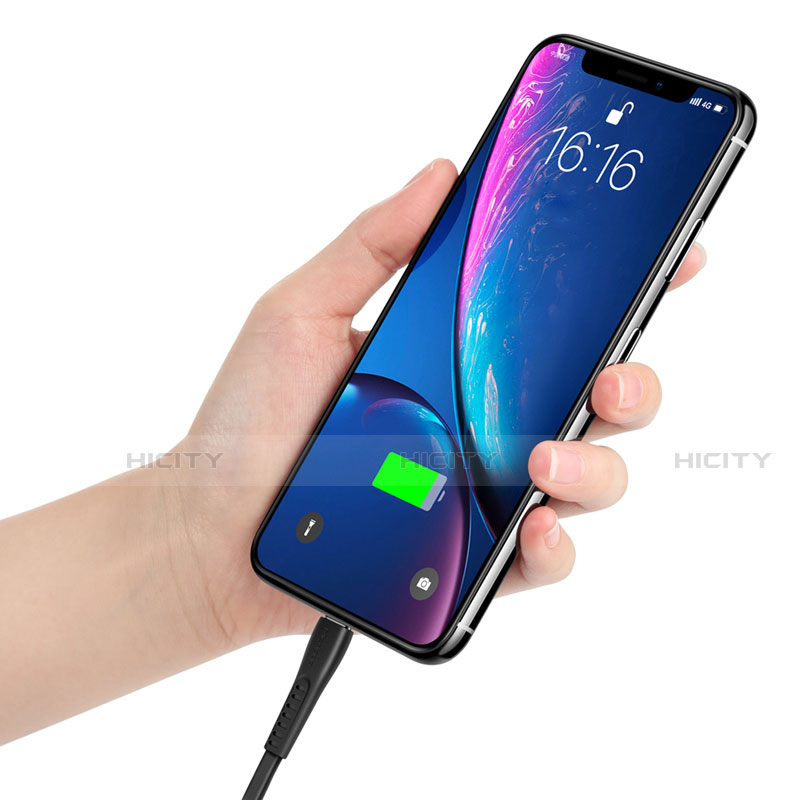 USB Ladekabel Kabel D20 für Apple iPhone 11 Pro Max groß