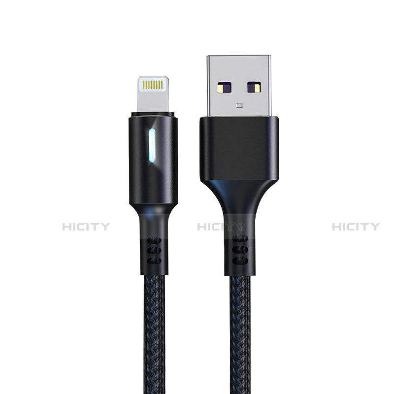 USB Ladekabel Kabel D21 für Apple iPad 4 Schwarz Plus
