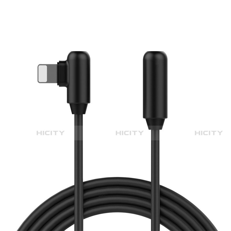 USB Ladekabel Kabel D22 für Apple iPad 10.2 (2020) Schwarz Plus