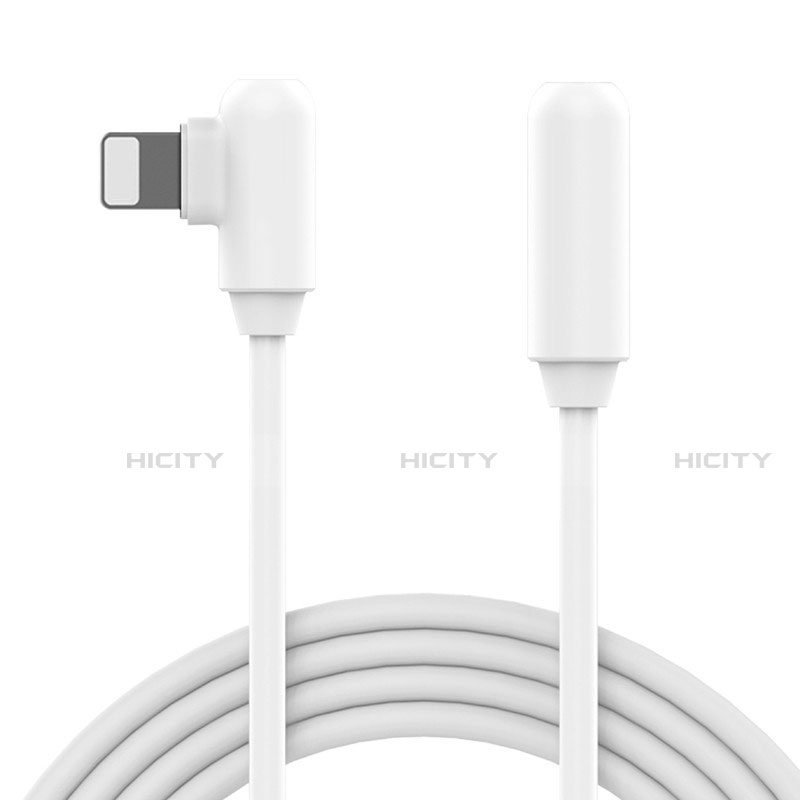 USB Ladekabel Kabel D22 für Apple iPhone 11 Pro Weiß Plus