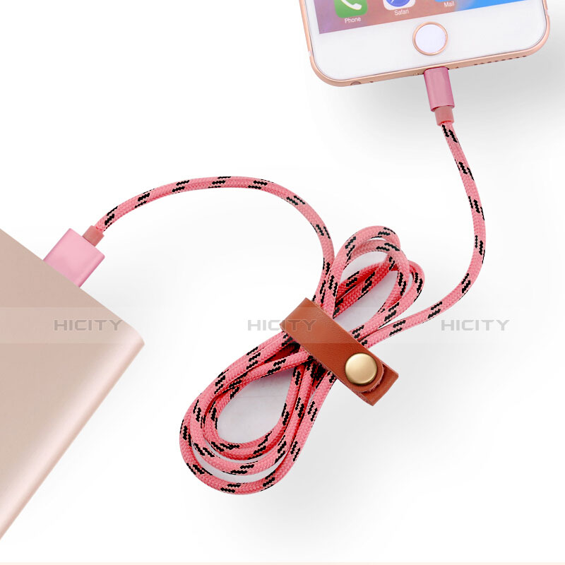 USB Ladekabel Kabel L05 für Apple iPad New Air (2019) 10.5 Rosa