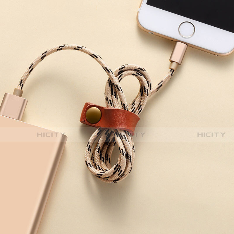 USB Ladekabel Kabel L05 für Apple iPhone 13 Gold