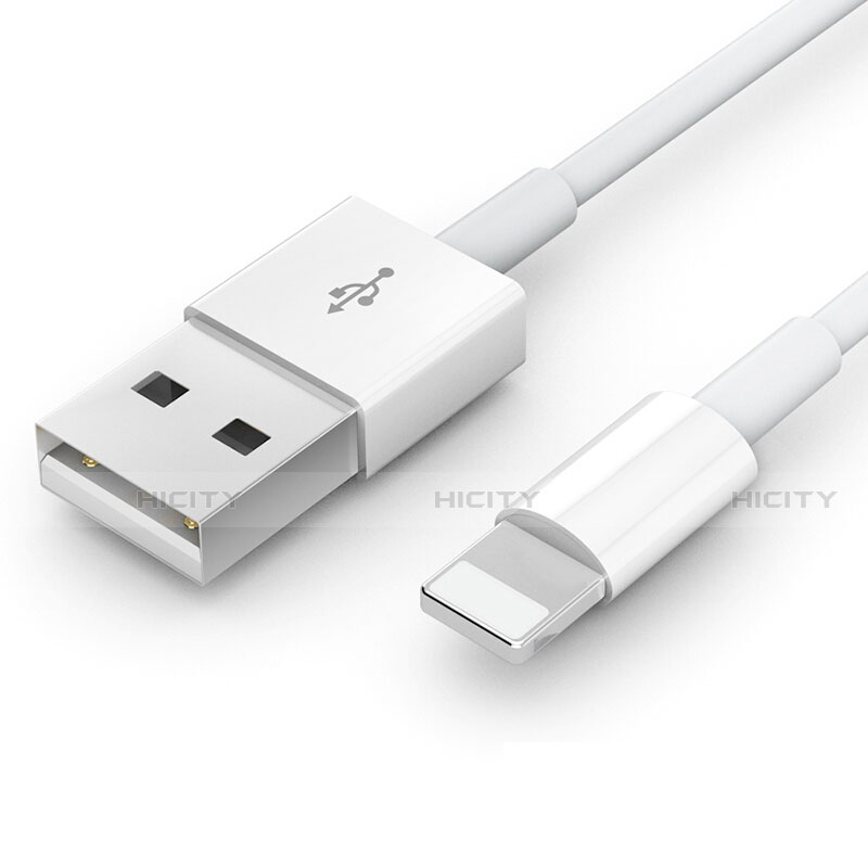 USB Ladekabel Kabel L09 für Apple iPhone 12 Weiß Plus