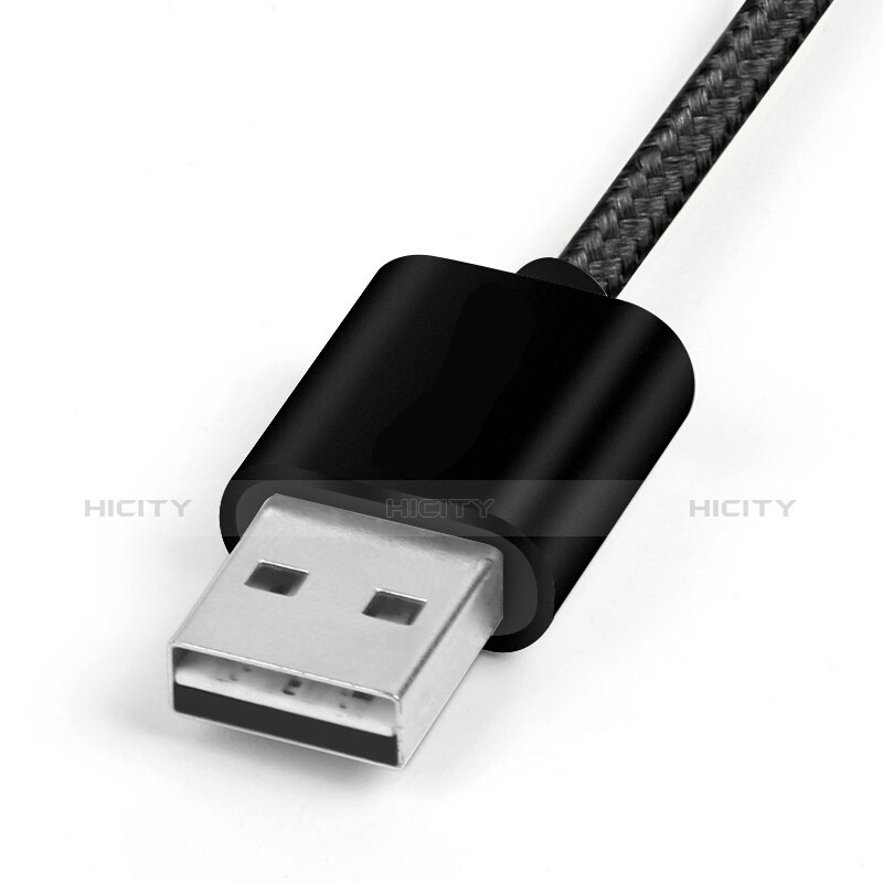 USB Ladekabel Kabel L13 für Apple iPhone SE Schwarz