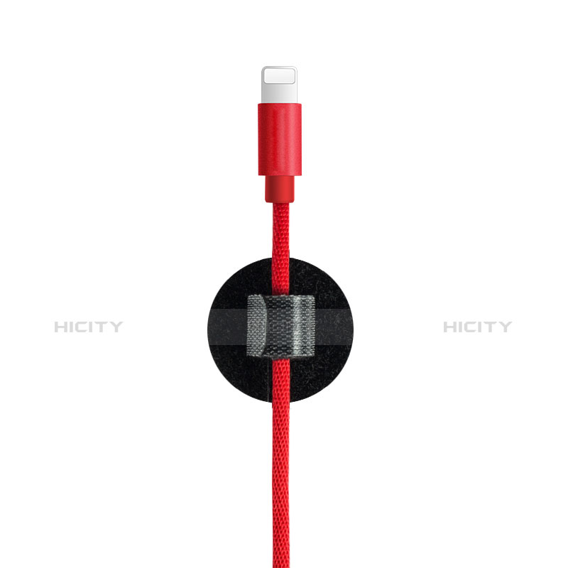 USB Ladekabel Kabel L14 für Apple iPad 4 Schwarz groß