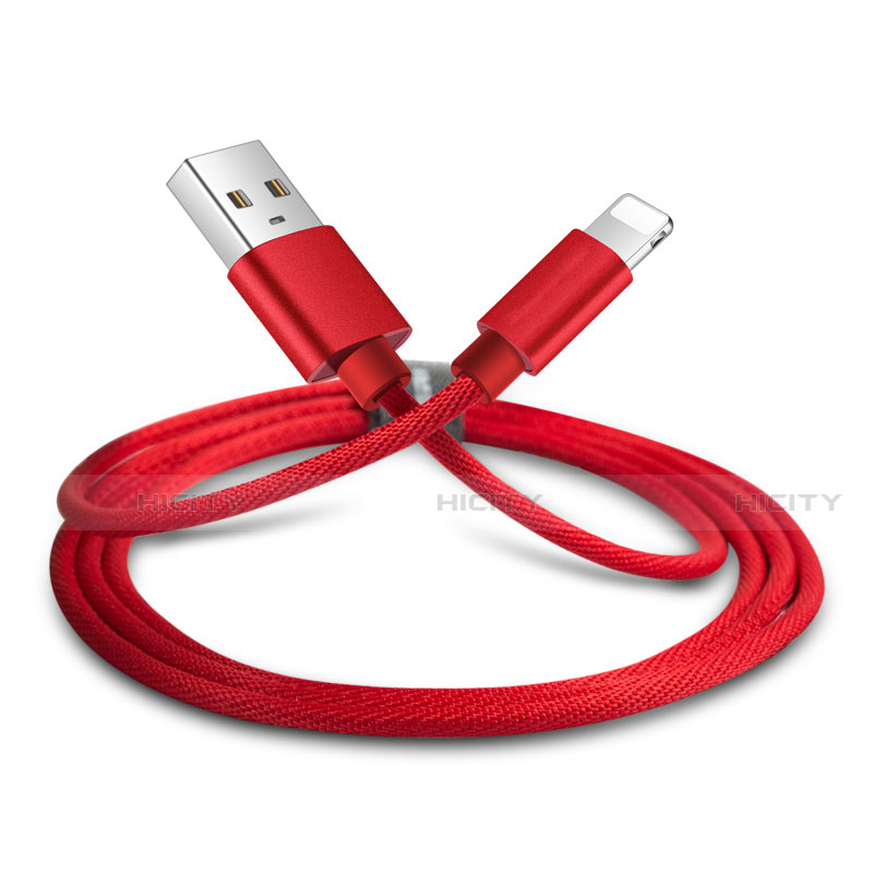 USB Ladekabel Kabel L14 für Apple iPhone 13 Mini Schwarz Plus