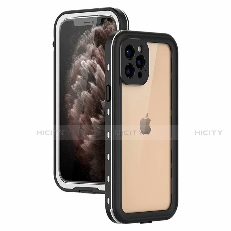 Wasserdicht Unterwasser Silikon Hülle Handyhülle und Kunststoff Waterproof Schutzhülle 360 Grad Ganzkörper Tasche für Apple iPhone 12 Pro Max