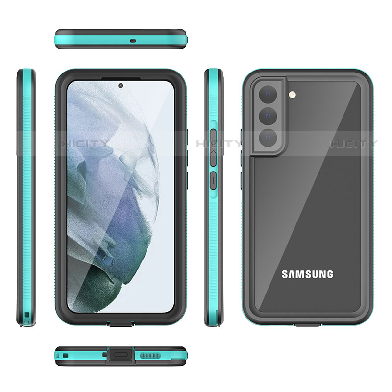 Wasserdicht Unterwasser Silikon Hülle Handyhülle und Kunststoff Waterproof Schutzhülle 360 Grad Ganzkörper Tasche für Samsung Galaxy S21 5G