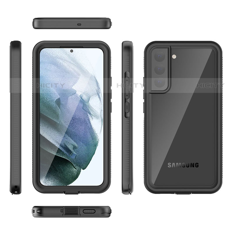 Wasserdicht Unterwasser Silikon Hülle Handyhülle und Kunststoff Waterproof Schutzhülle 360 Grad Ganzkörper Tasche für Samsung Galaxy S22 5G