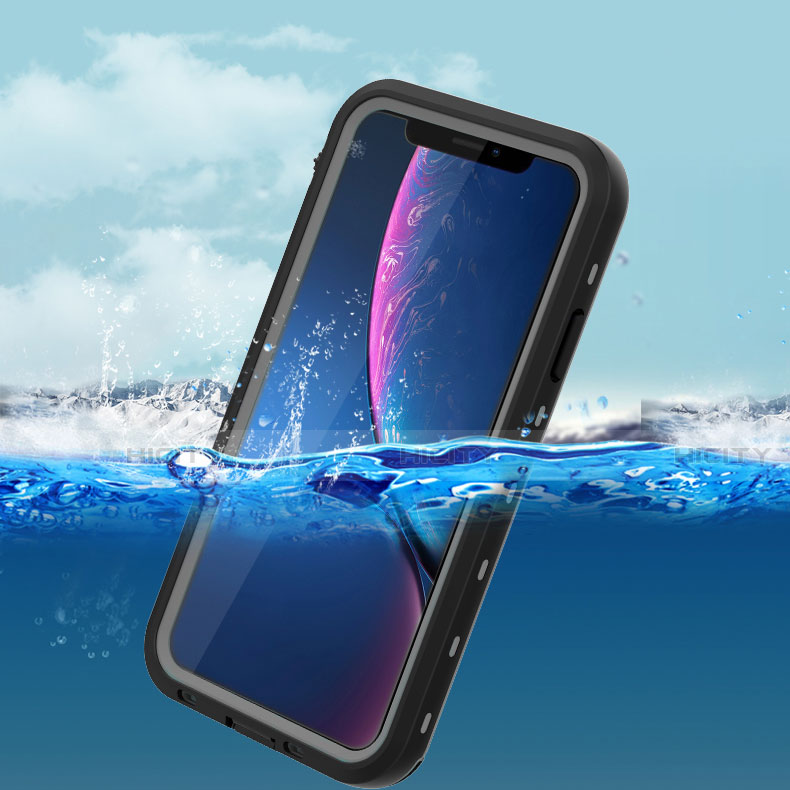 Wasserdicht Unterwasser Silikon Hülle Handyhülle und Kunststoff Waterproof Schutzhülle 360 Grad Tasche mit Ständer für Apple iPhone 11