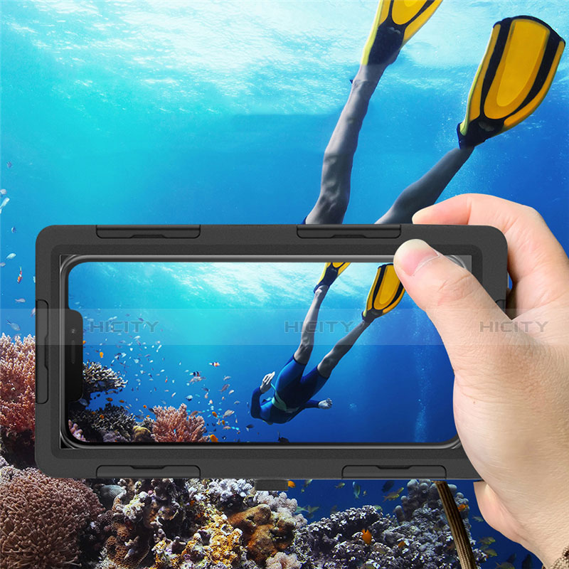 Wasserdicht Unterwasser Silikon Hülle und Kunststoff Waterproof Schutzhülle Handyhülle 360 Grad Ganzkörper Tasche für Apple iPhone 11 groß